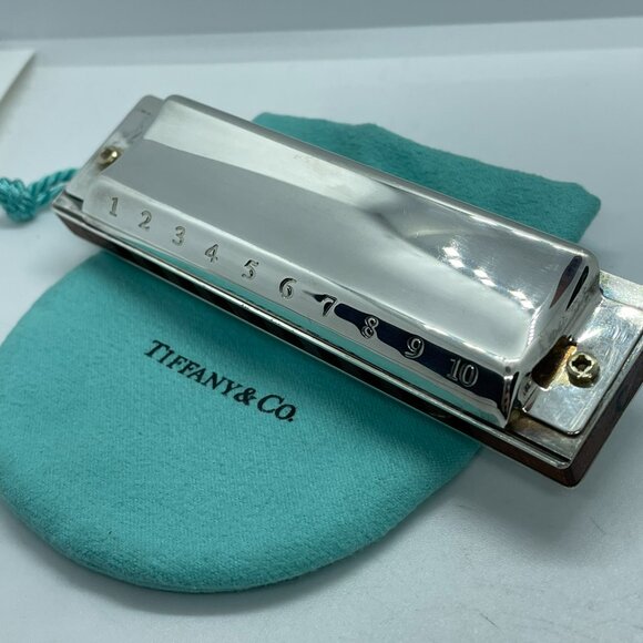 Tiffany & Co Sterling Silver 925 Harmonica Hohner Made in Germany - Picture 3 of 7